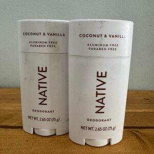 Native Coconut & Vanilla Deodorant Stick - 2ct
